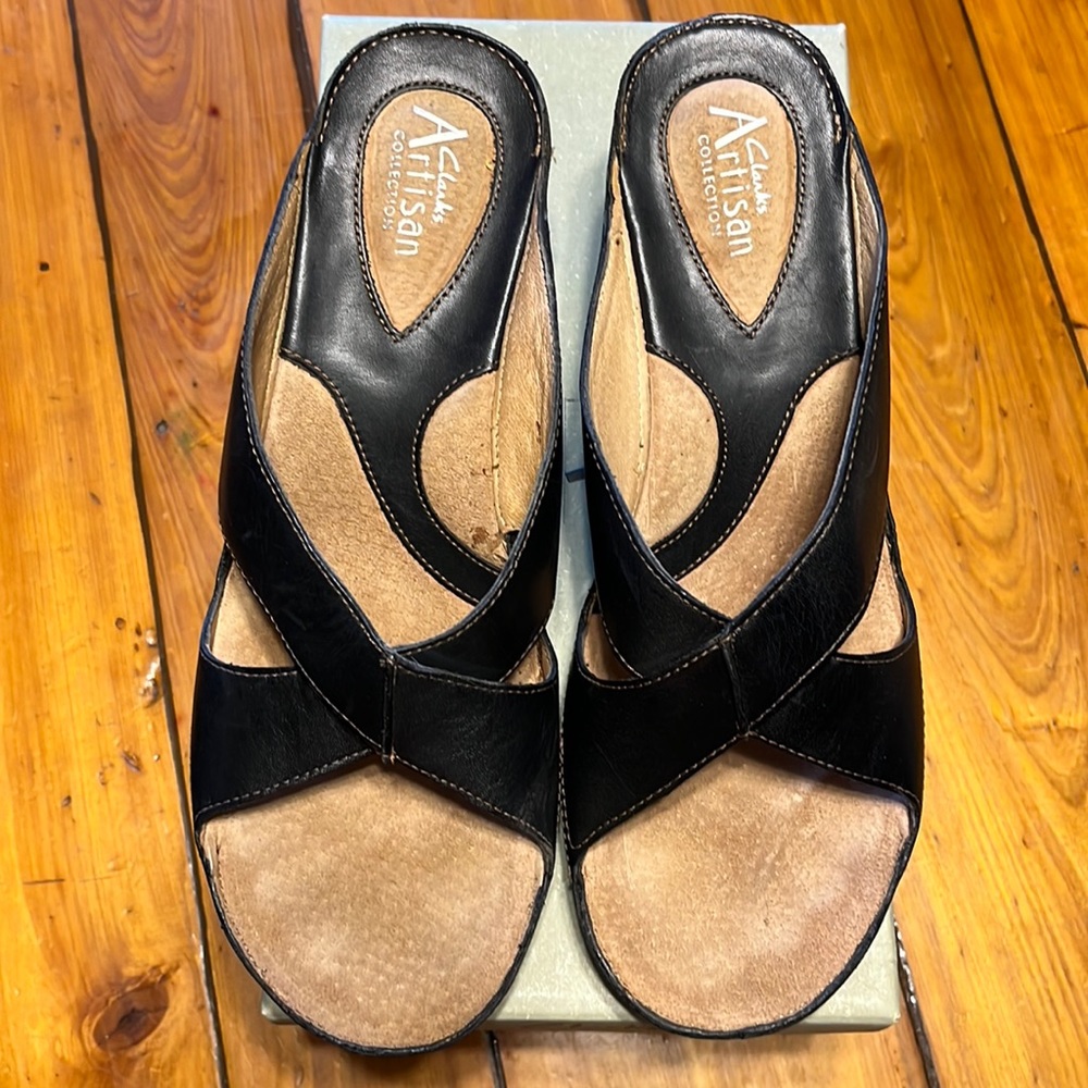 Clarks Artisan (Jill), Size 10M, Black, Like New